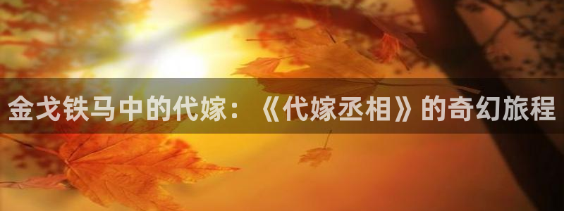 女神制造系统包子漫画：金戈铁马中的代嫁：《代嫁丞相》的奇幻旅程